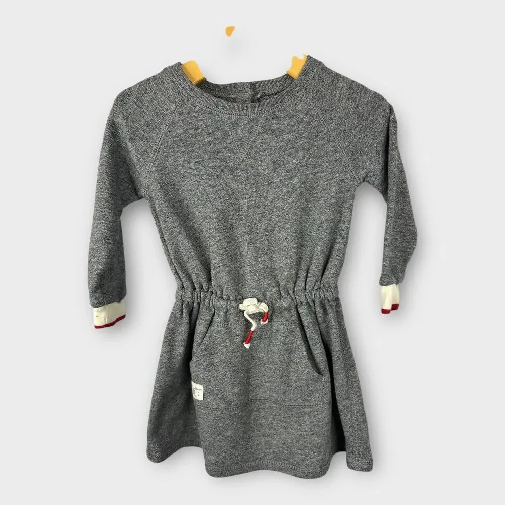 Ralph Lauren Baby Girls 18 Month Long Sleeve Jersey Dress 310629623 Gray